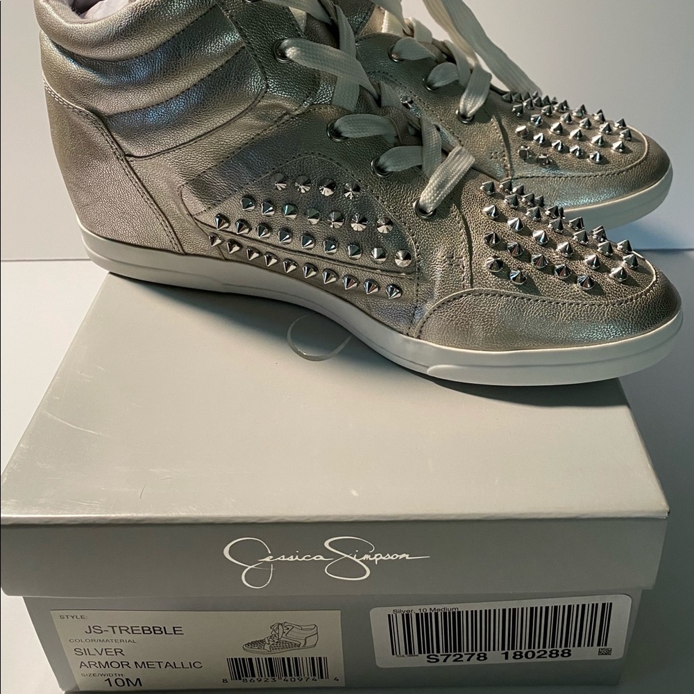 Jessica Simpson Trebble Silver spiked